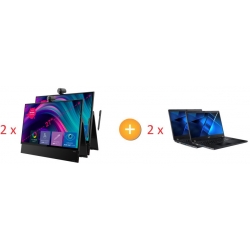 Zestaw: 2 x monitor Newline Flex + 2 x laptop Acer / tylko dla edukacji VAT 0%