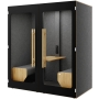 budka_akustyczna_HIDE_H2_pełna_czarna