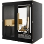 budka_akustyczna_HIDE_mini_office_czarna_oszklona