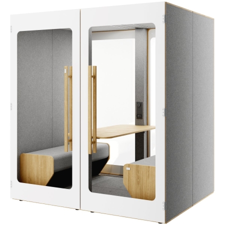 budka_akustyczna_HIDE_H4_biala_oszklona