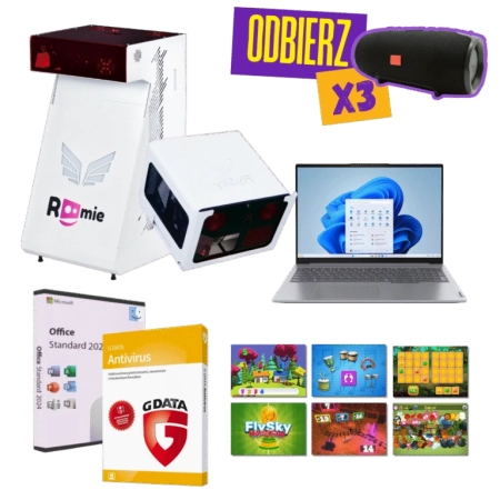 Cyfrowy Uczeń – zestaw Interaktywna sciana/podłoga Roomie One + interaktywna podłoga FlySky One – CUPO5