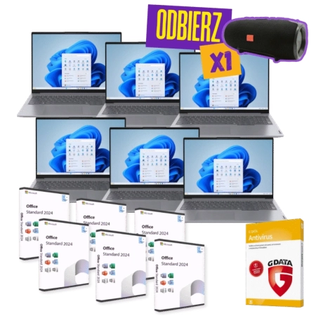 Cyfrowy Uczeń – zestaw 6 x laptop z pakietem office CUZL1-6