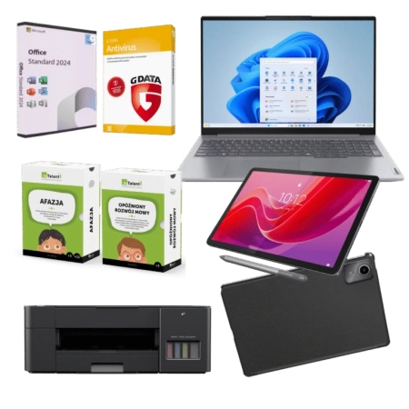 Cyfrowy Uczeń – zestaw 1 x Laptop z pakietem office, 1 x drukarka, 2 x tablet – CUZL2