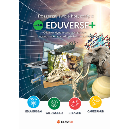 Eduverse+ Licencja roczna do portalu edukacyjnego ClassVR