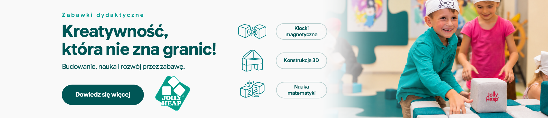 Klocki magnetyczne JollyHeap
