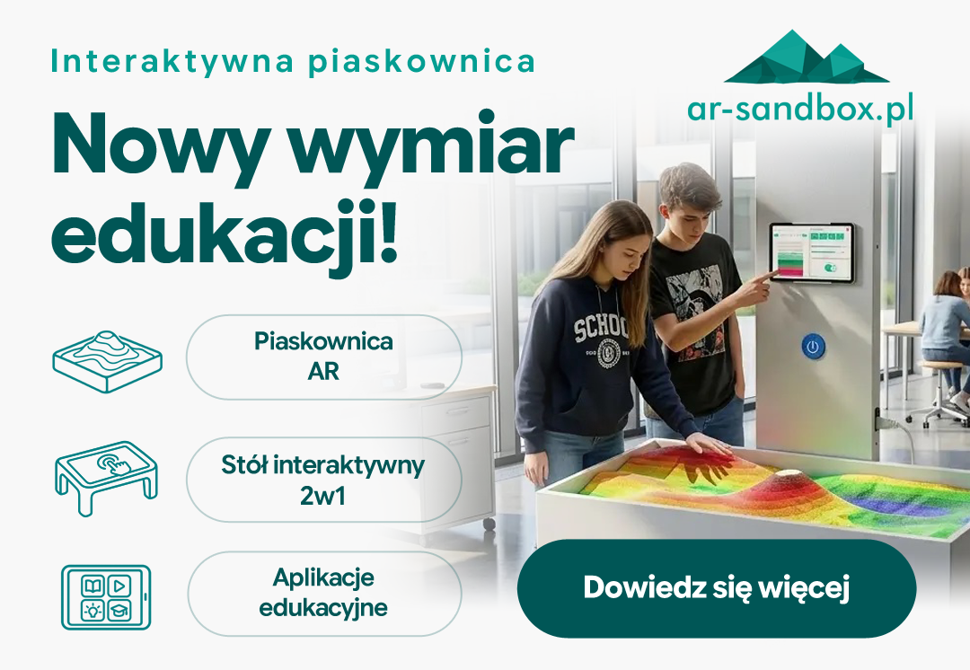 Piaskownica i stół interaktywny AR SmartBox 2w1