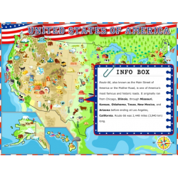 Didakta - USA Illustrated Geography Atlas