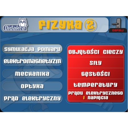 Fizyka - symulacja pomiarów i obliczanie ze wzorów