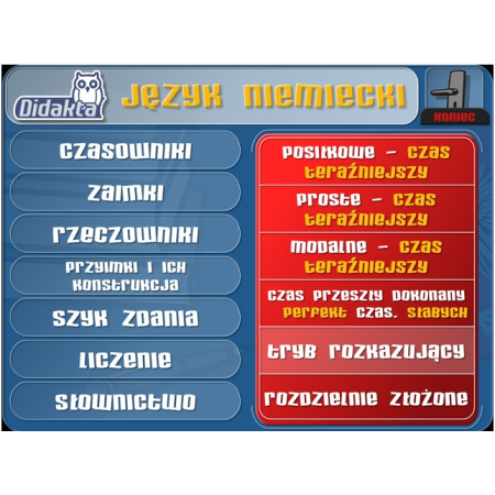 program do nauki j.niemieckiego DIDAKTA