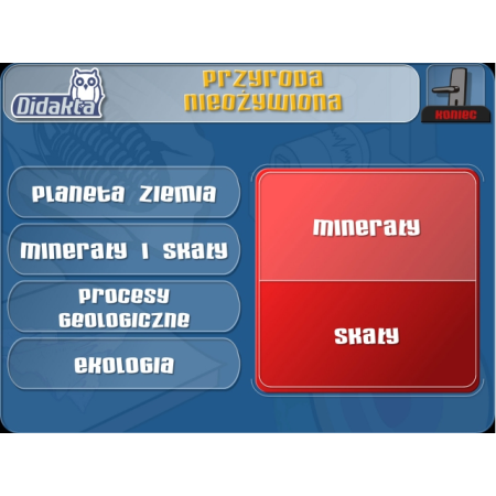 program do nauki przyrody - przyroda nieożywiona