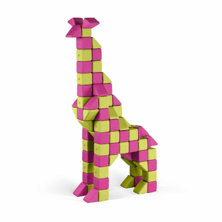 JollyHeap Joy - Zestaw 150 miękkich klocków magnetycznych